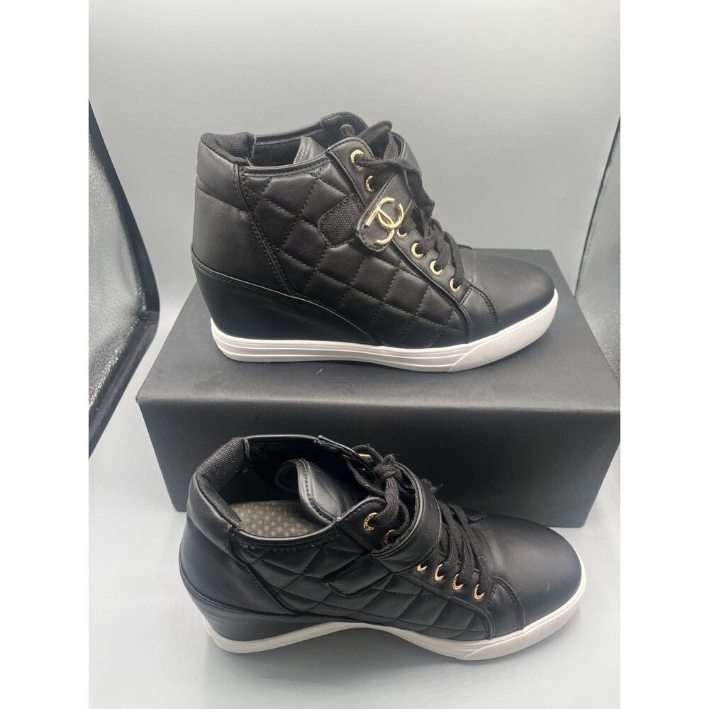 JUICY COUTURE JOURNEY WEDGE SNEAKERS 10 357100 06/22 - Picture 4 of 6